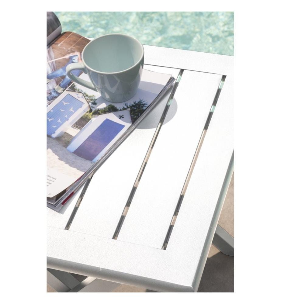 Table basse de jardin Marius - Blanc