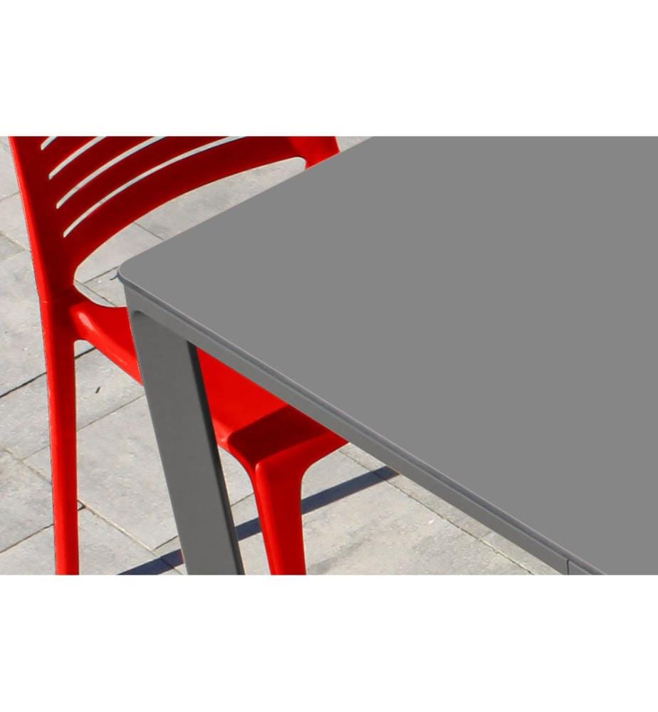 Table de jardin Meet - Gris anthracite