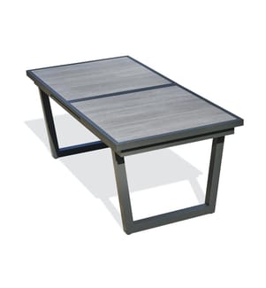 Table de jardin Olhos extensible - Gris anthracite