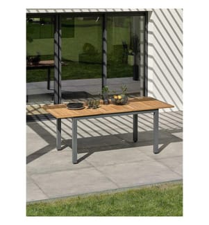 Table de jardin Orsino extensible - Gris anthracite