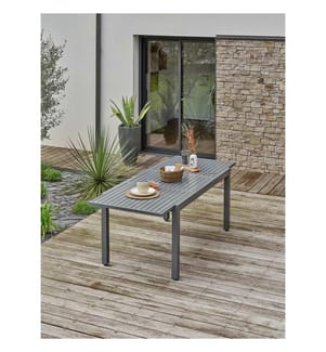 Table de jardin Orsino extensible - Gris anthracite