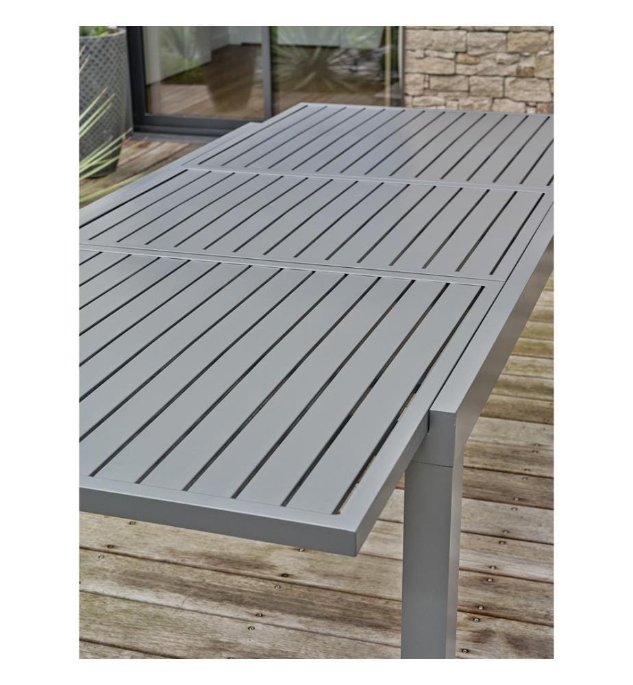 Table de jardin Orsino extensible - Gris anthracite