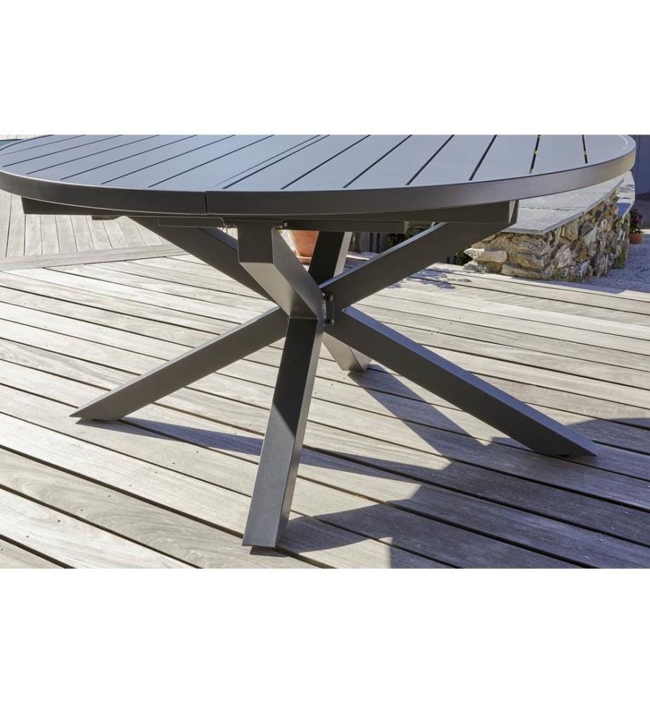 Table de jardin Pelosa extensible - Gris anthracite