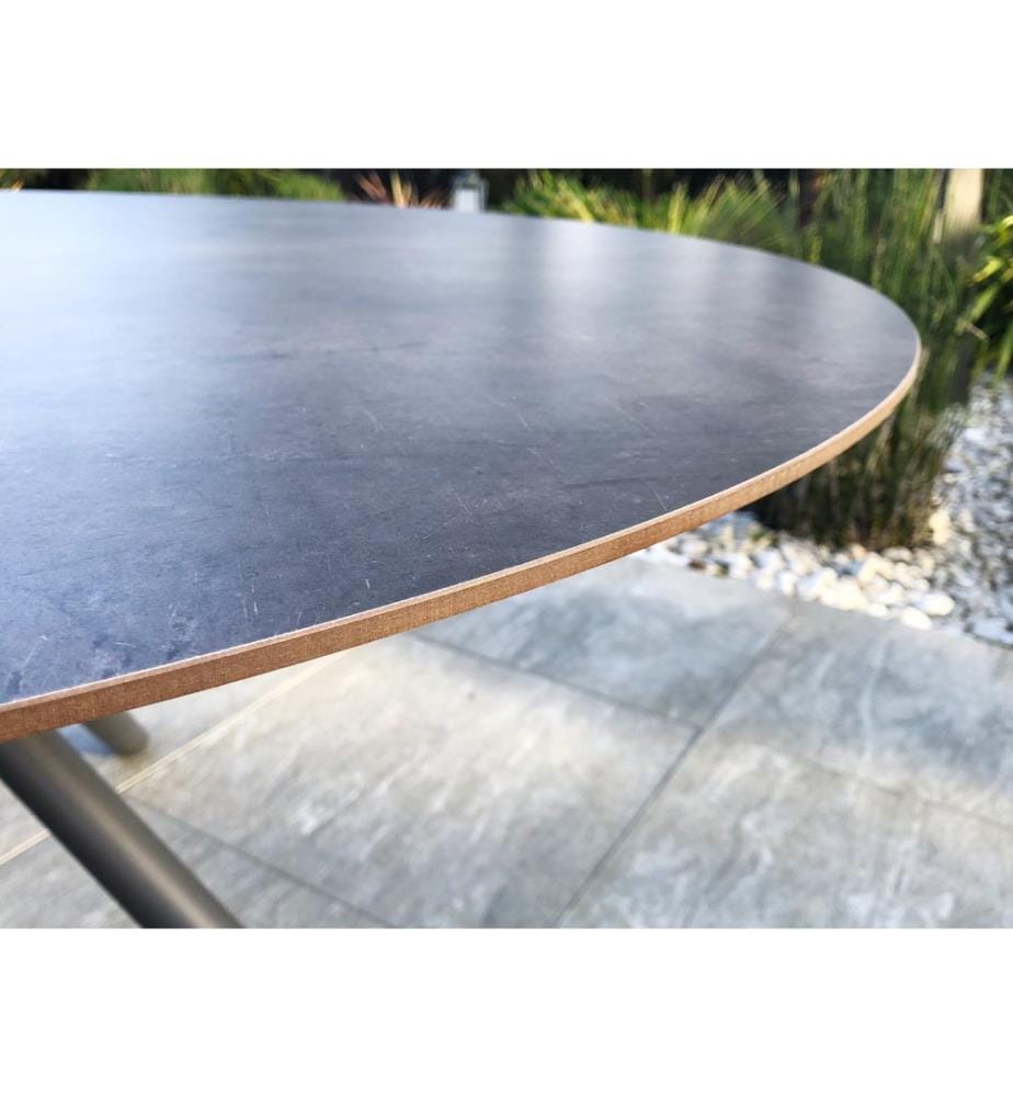 Table de jardin Pilat ronde - Gris anthracite