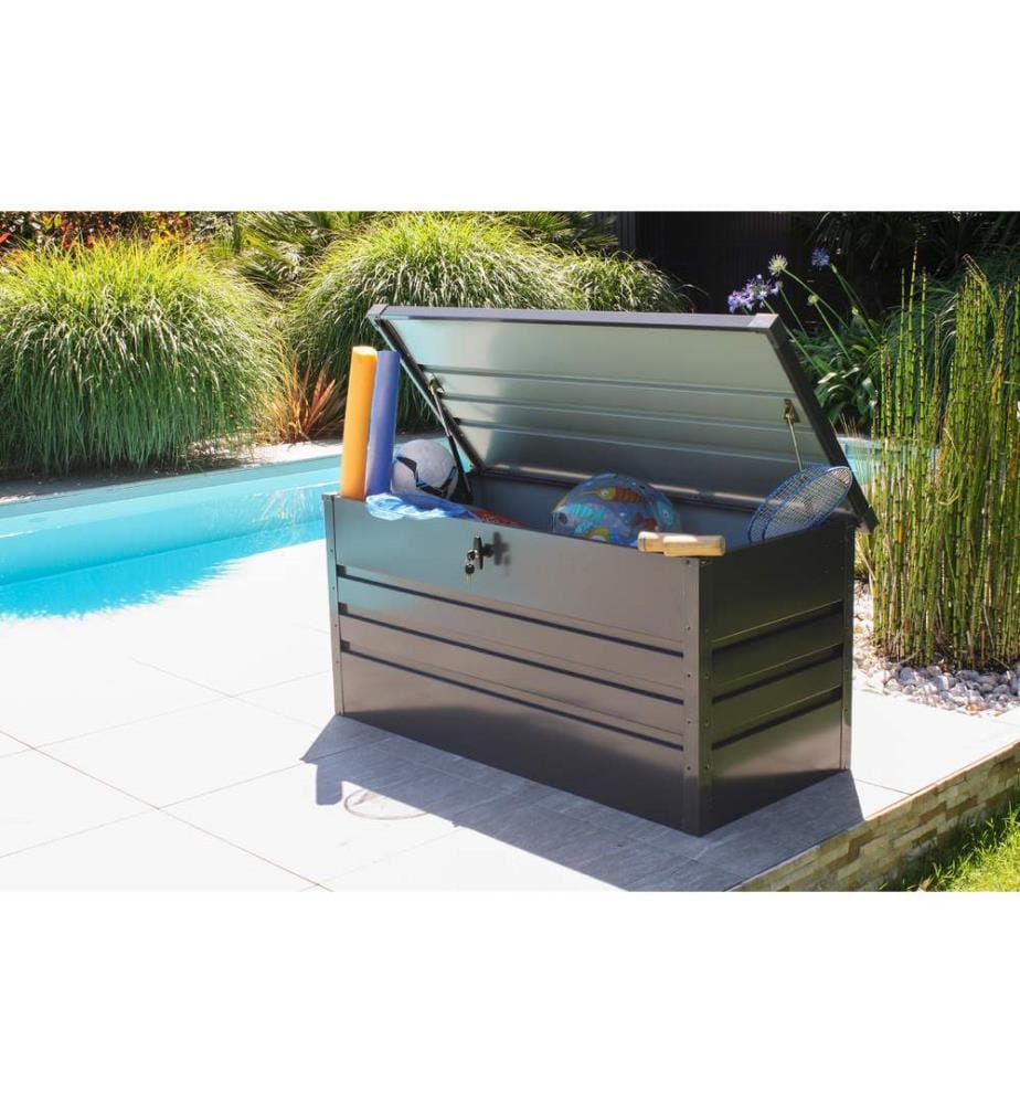 Coffre de jardin Scatola 350 L - Gris anthracite