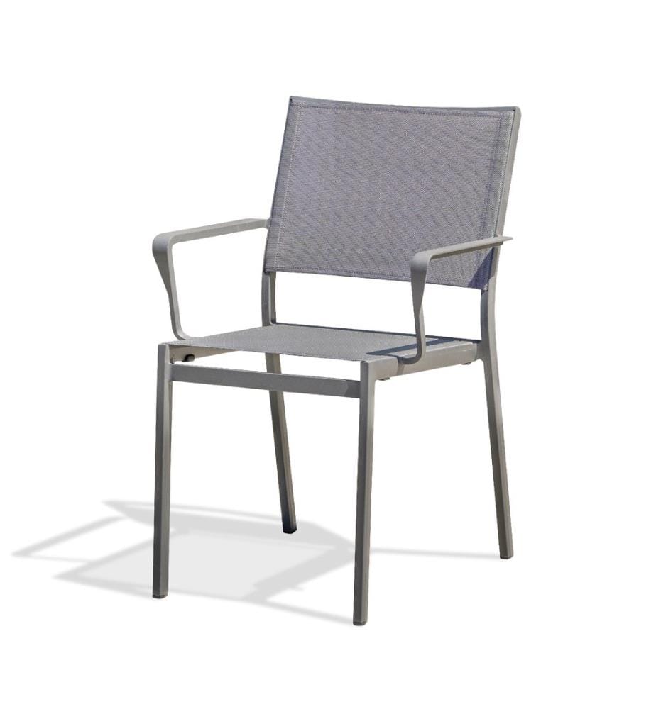 Fauteuil de jardin Stockholm - Gris anthracite