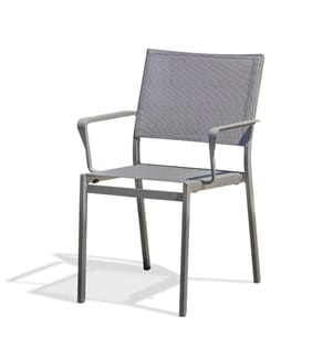 Fauteuil de jardin Stockholm - Gris anthracite