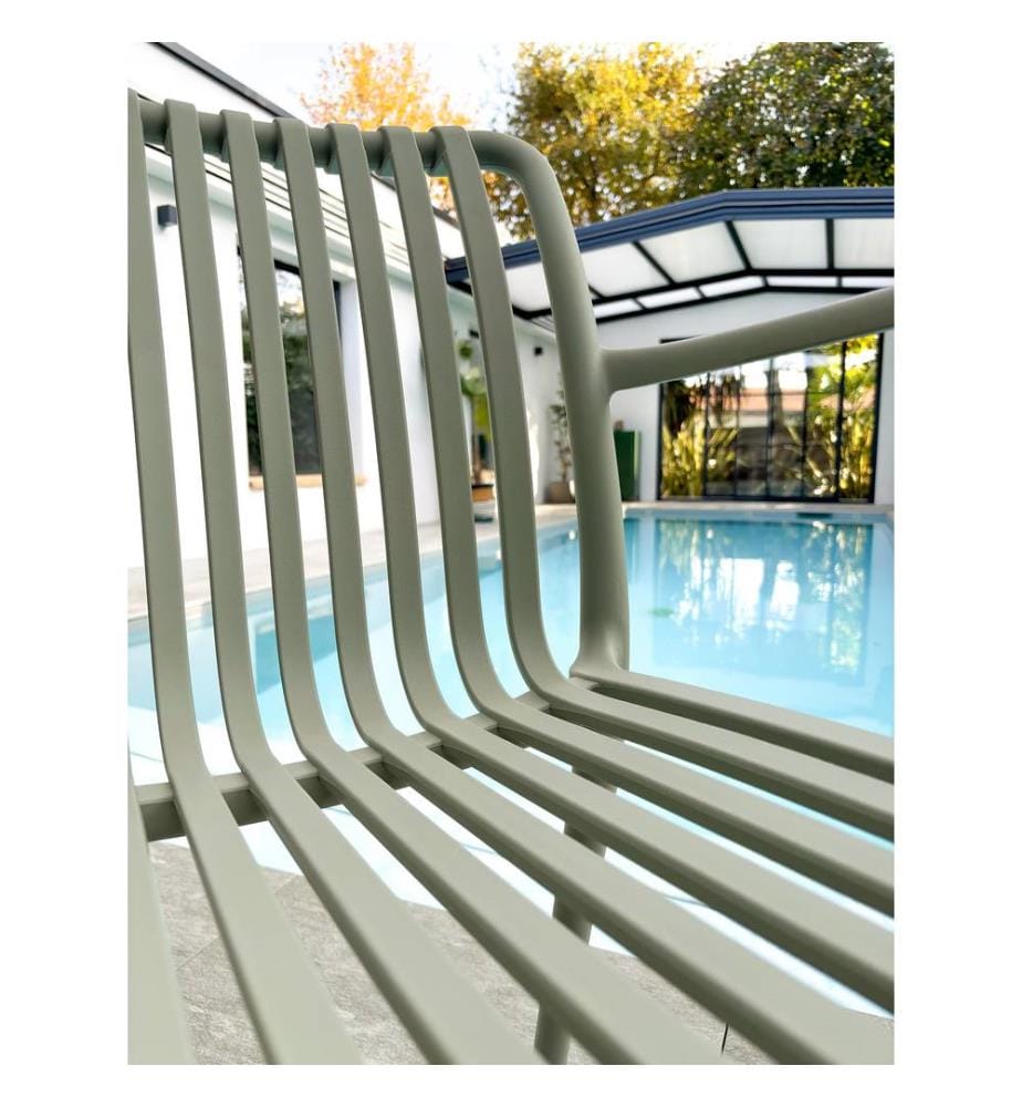 Lot de 2 fauteuils de jardin Tiago - Olive