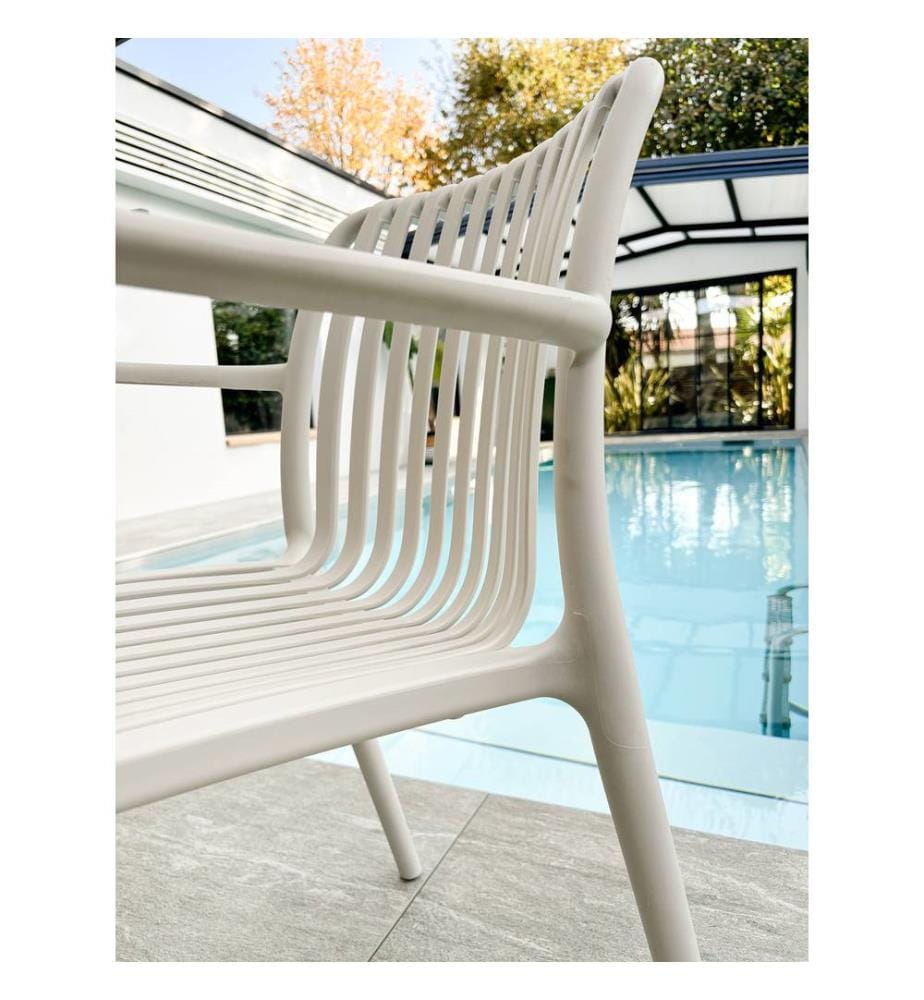 Lot de 2 fauteuils de jardin Tiago - Sable