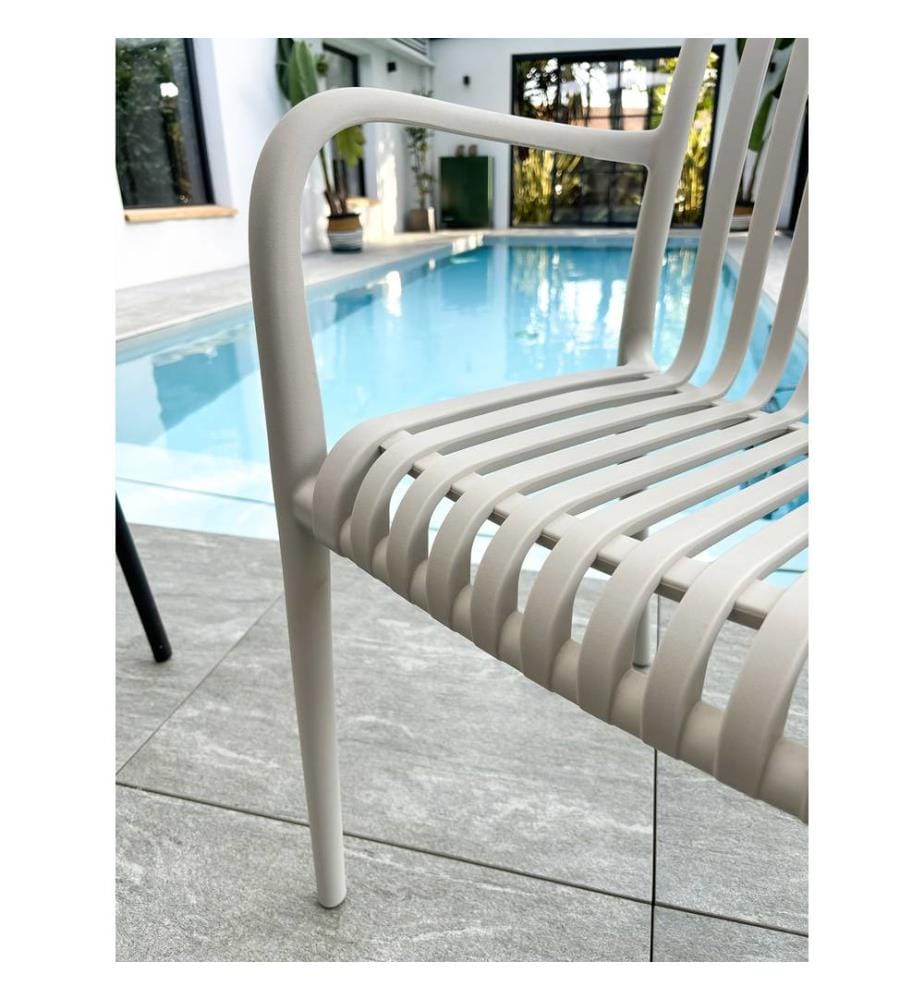 Lot de 2 fauteuils de jardin Tiago - Sable