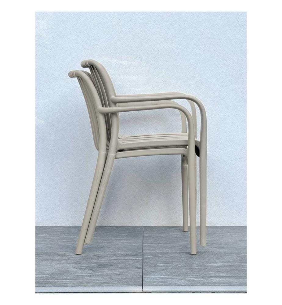 Lot de 2 fauteuils de jardin Tiago - Sable