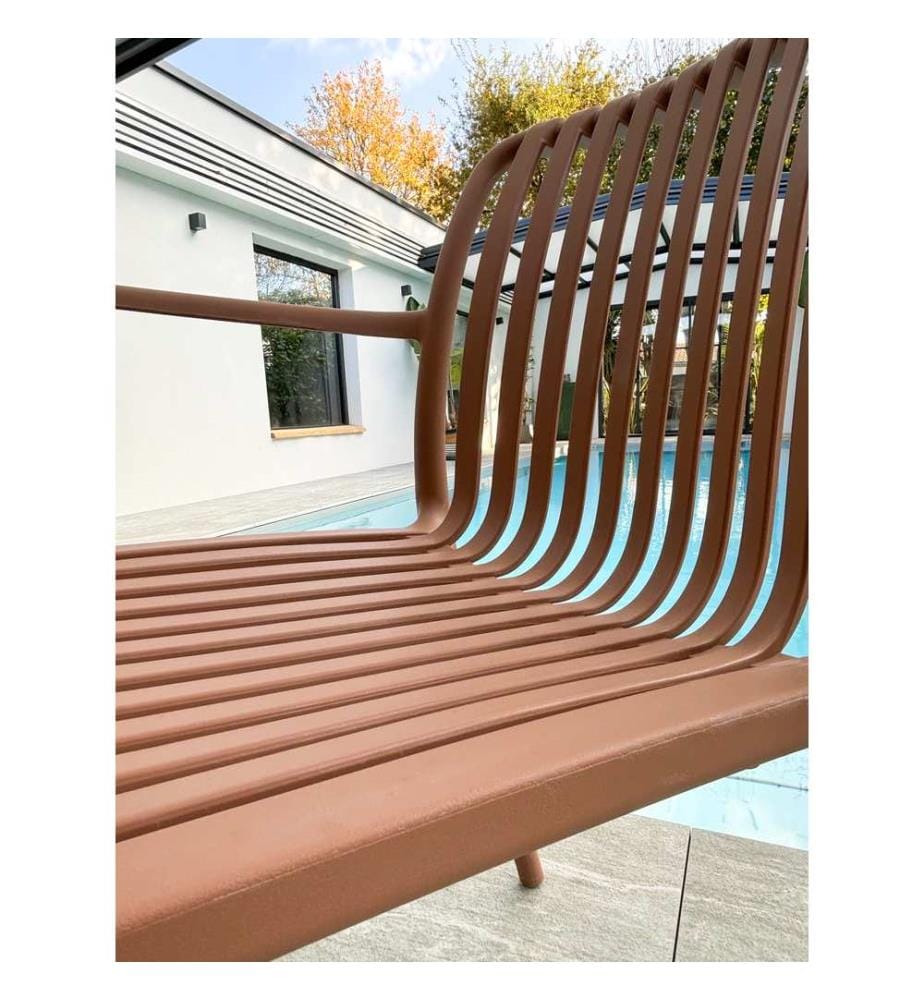 2er-Set Tiago-Gartensessel – Terrakotta