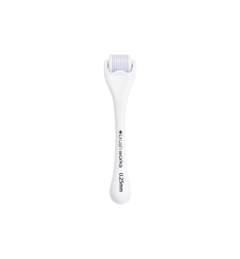 Brushworks Derma Roller Micro Needle, visage, blanc, 10 x 3 cm