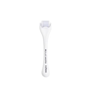 Brushworks Derma Roller Micro Needle, visage, blanc, 10 x 3 cm