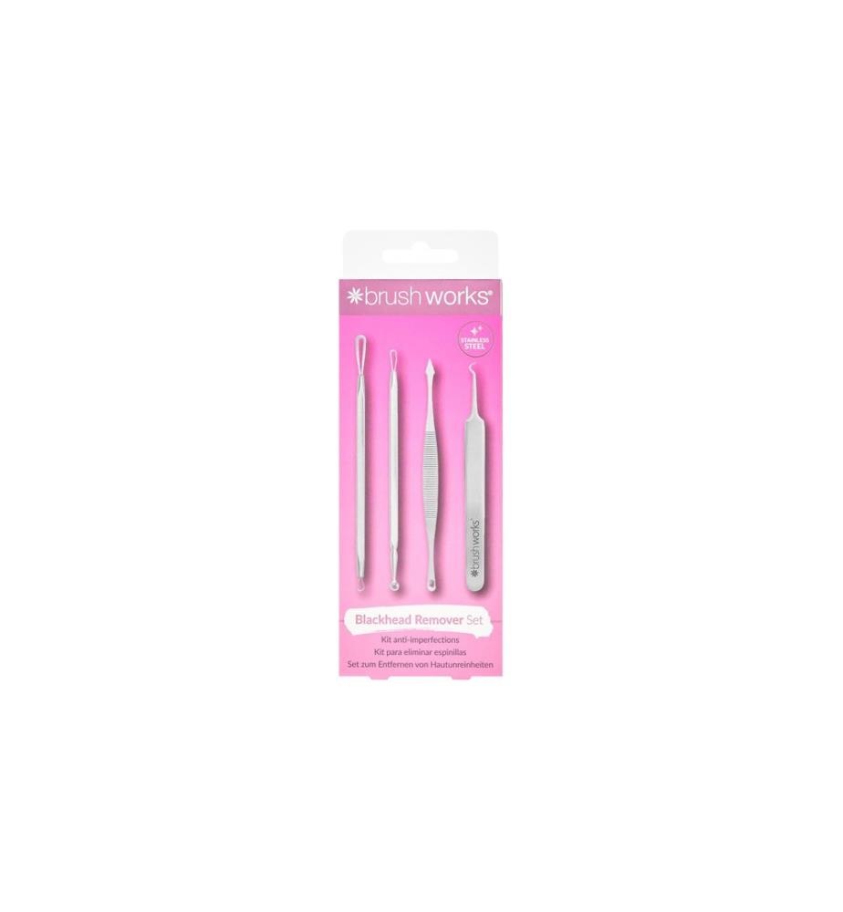 Brushworks Kit pour enlever les taches noires et les bleus Acier inoxydable, 4 pièces