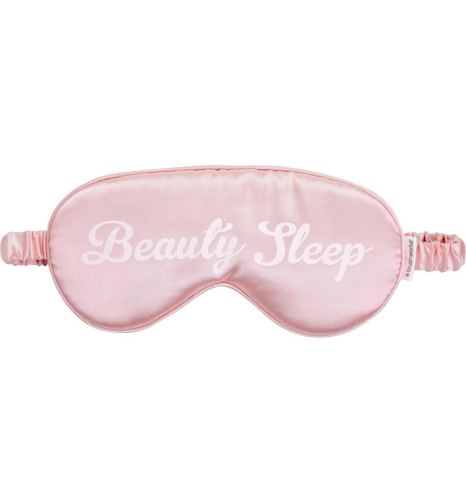 Brushworks Masque de sommeil 3D Protecteur de cils rose satiné