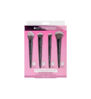 Brushworks Buff et Blend Quatre pièces végétaliennes