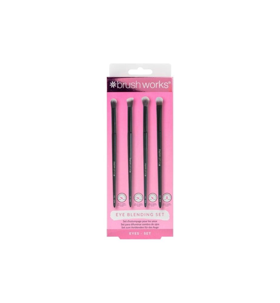 Brushworks Eye Blending Set 4-teilig Synthetik