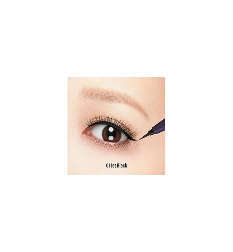 KISSME Heroine Heroine Make Smooth Eyeliner liquide Super Keep Noir