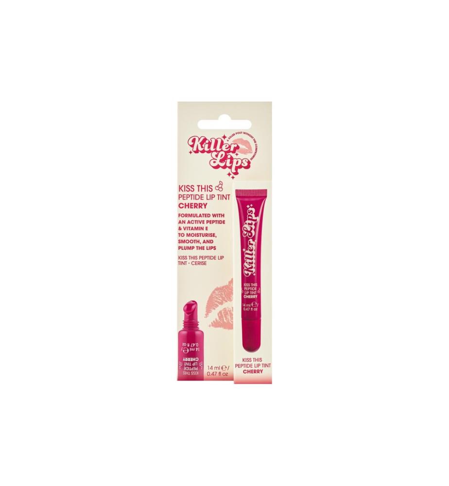 Killer Lips Brillant à lèvres Kiss This Peptide Lip Tint Cherry red
