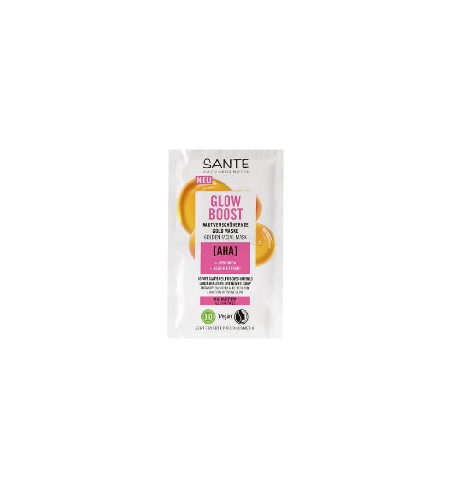 SANTE Masque visage Glow Boost Gold Mask 8 ml 8 ml