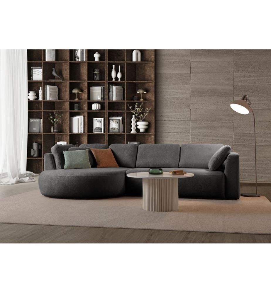 Ecksofa „Venezia“ (links) - Anthrazit