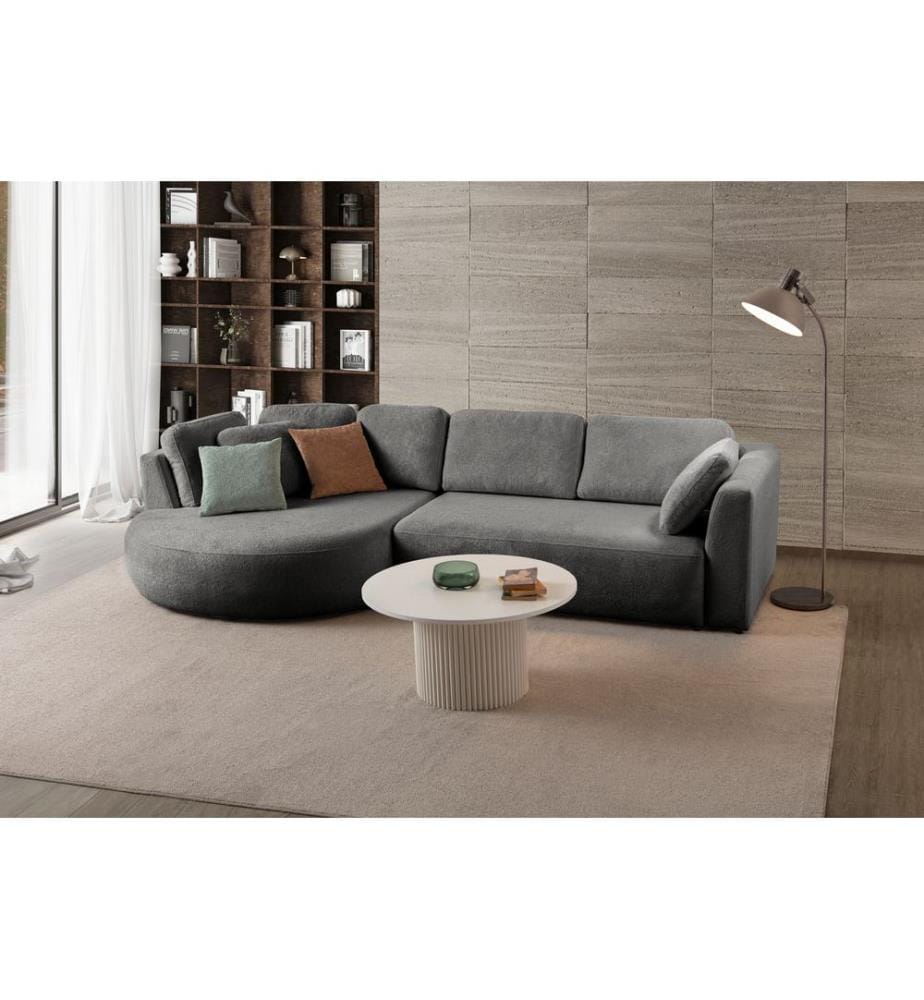 Ecksofa „Venezia“ (links) - Anthrazit