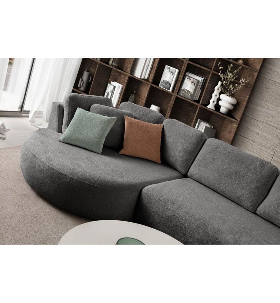 Ecksofa „Venezia“ (links) - Anthrazit