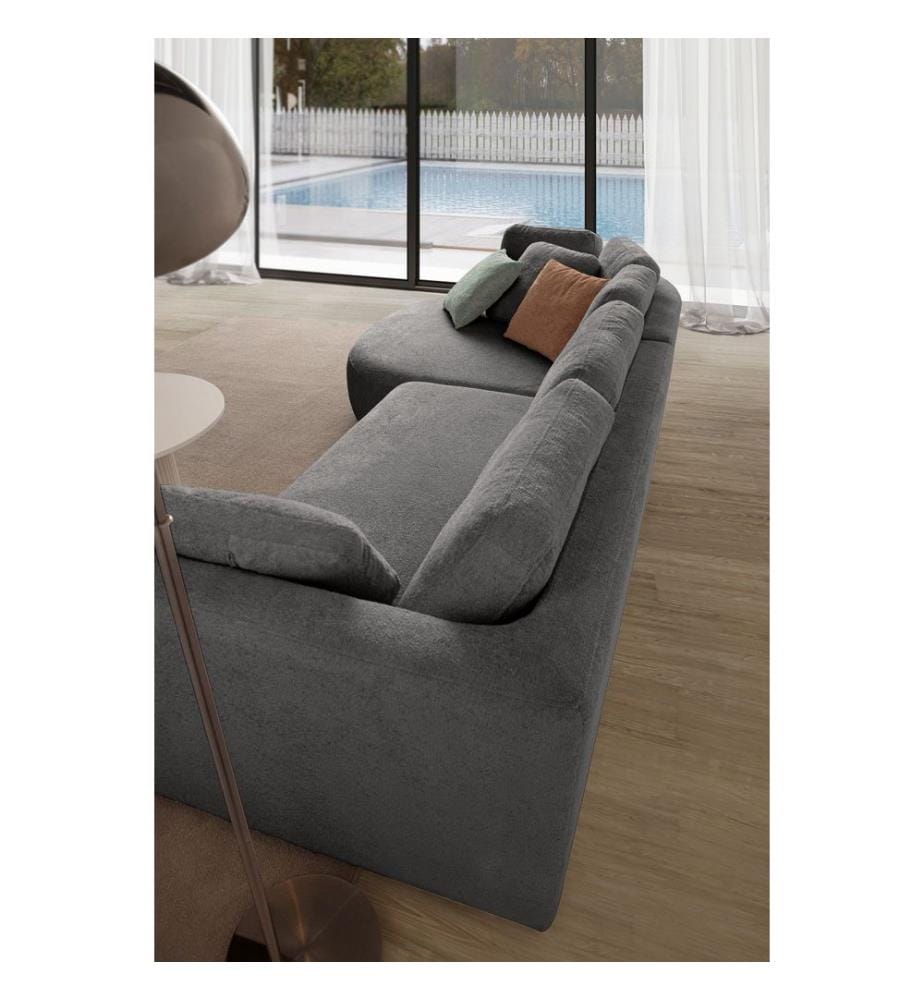 Ecksofa „Venezia“ (links) - Anthrazit