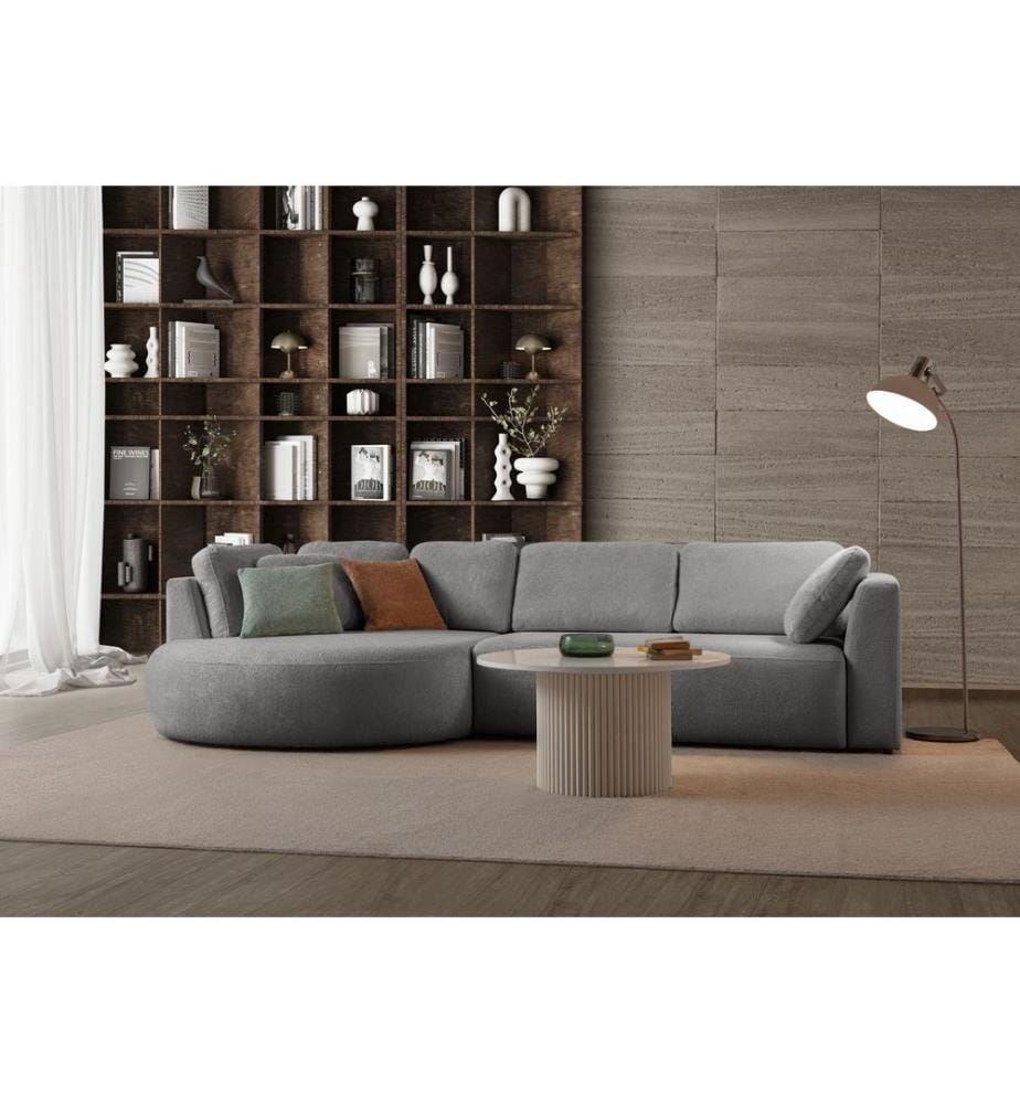 Ecksofa „Venezia“ (links) - Grau