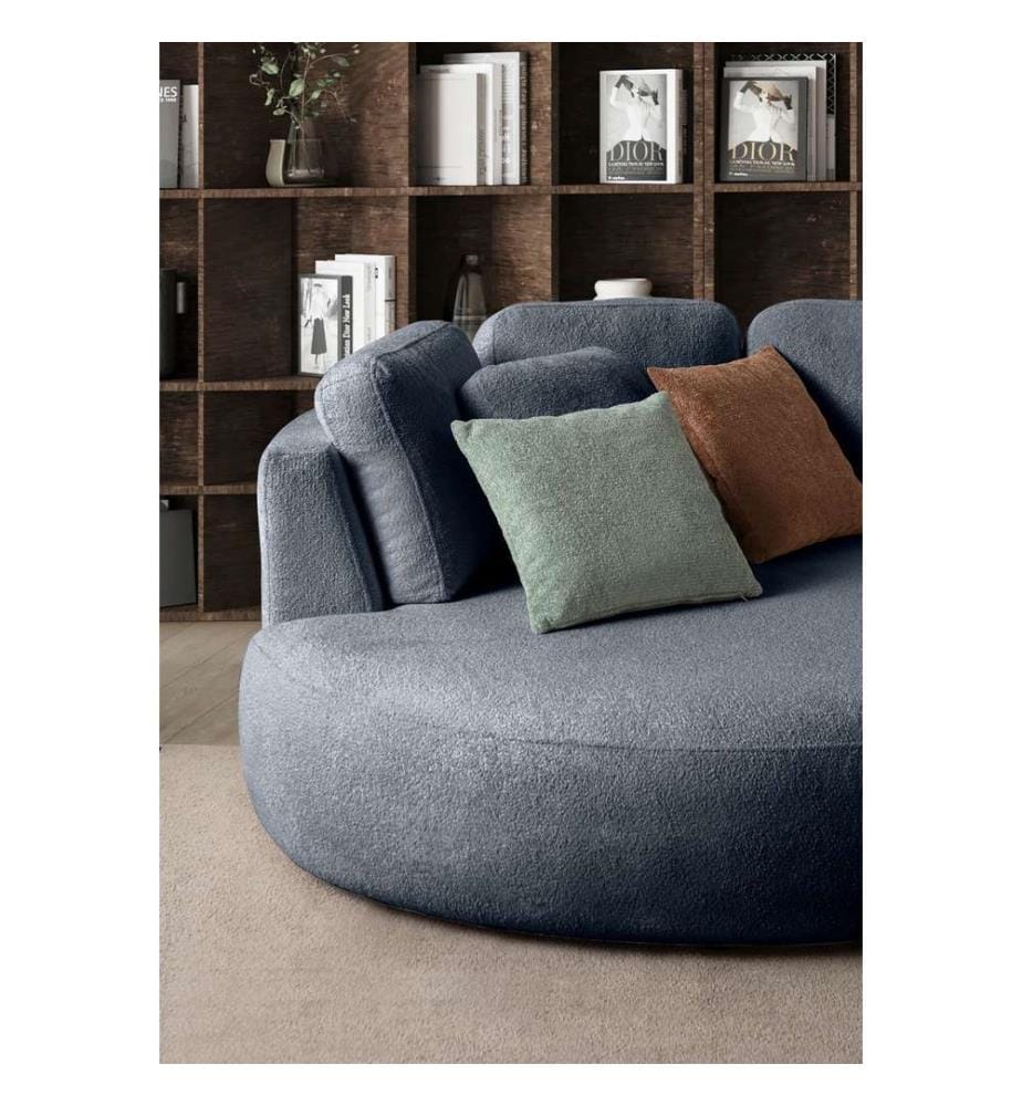 Ecksofa „Venezia“ (links) - Marineblau