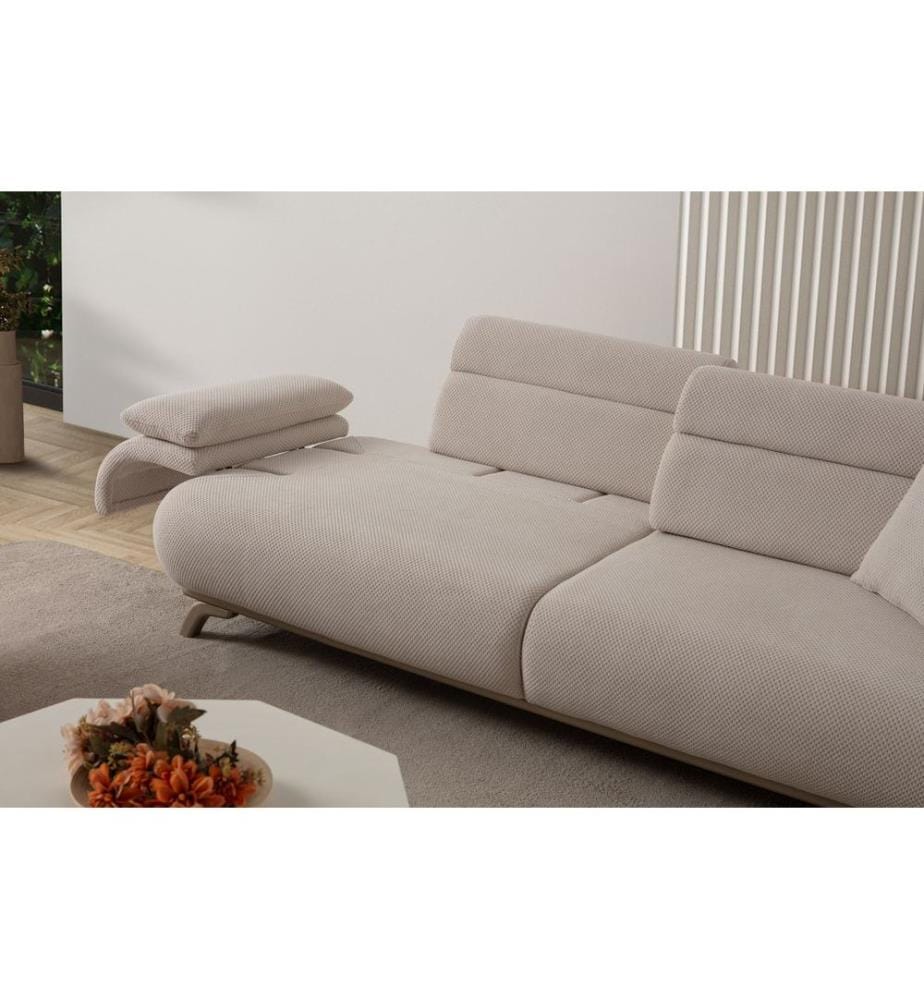 3-Sitzer-Sofa Bonjo Silver - Beige