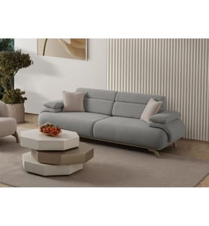 Bonjo Silver 3-Sitzer-Sofa - Grau