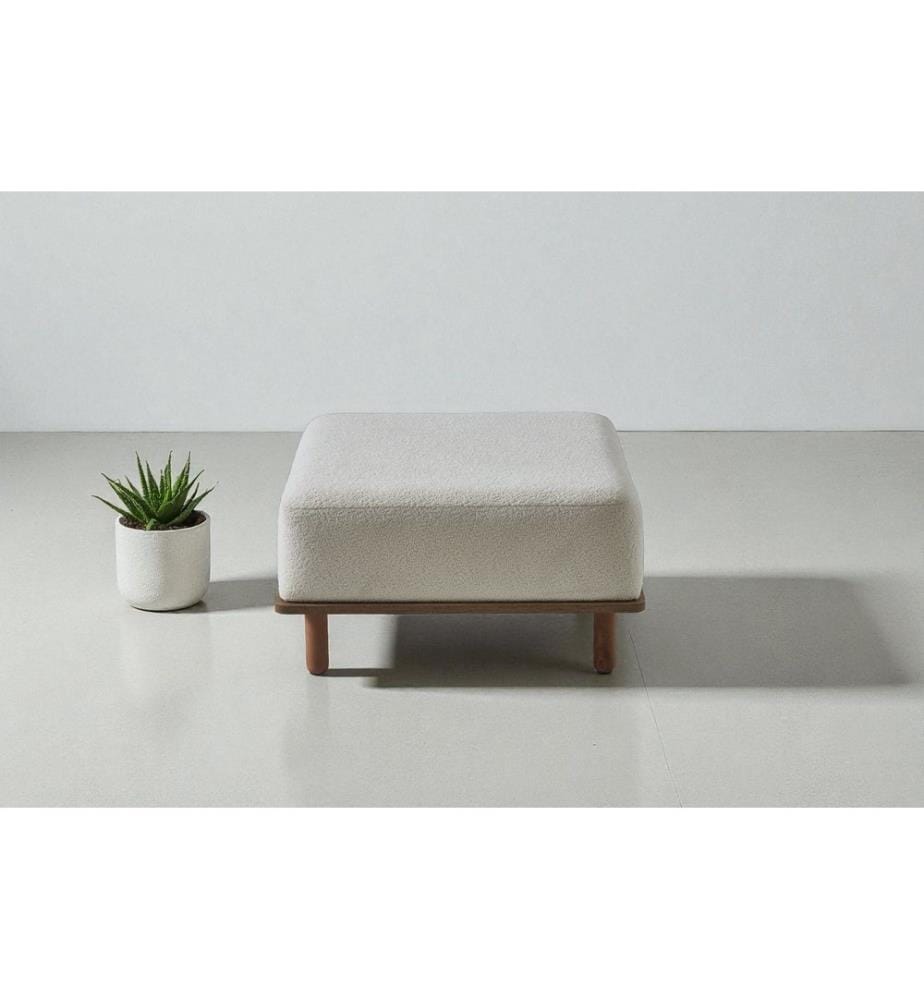 Pia Ottoman - White