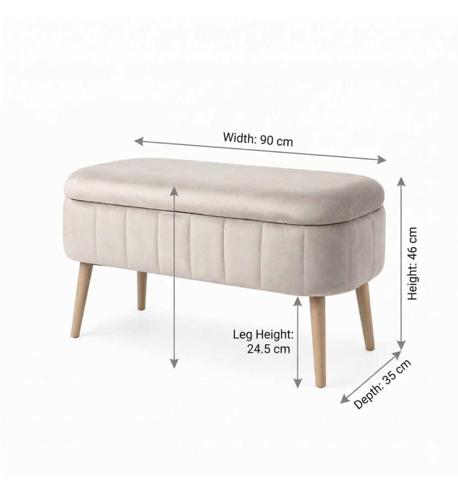 Oslo Pouffe - Beige