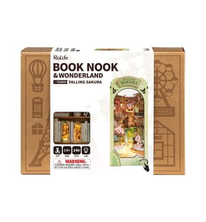 Rolife Kit de construction Book Nook Falling Sakura