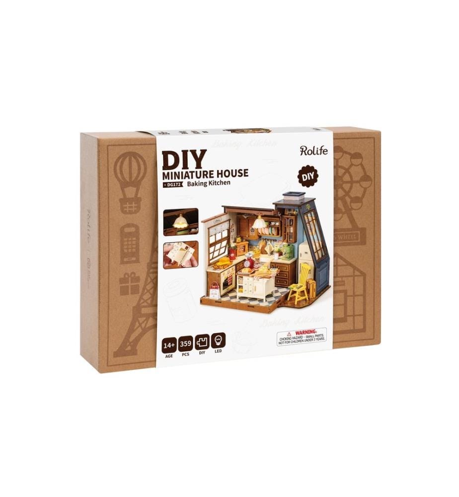 Rolife Kit de construction Cuisine de jeu