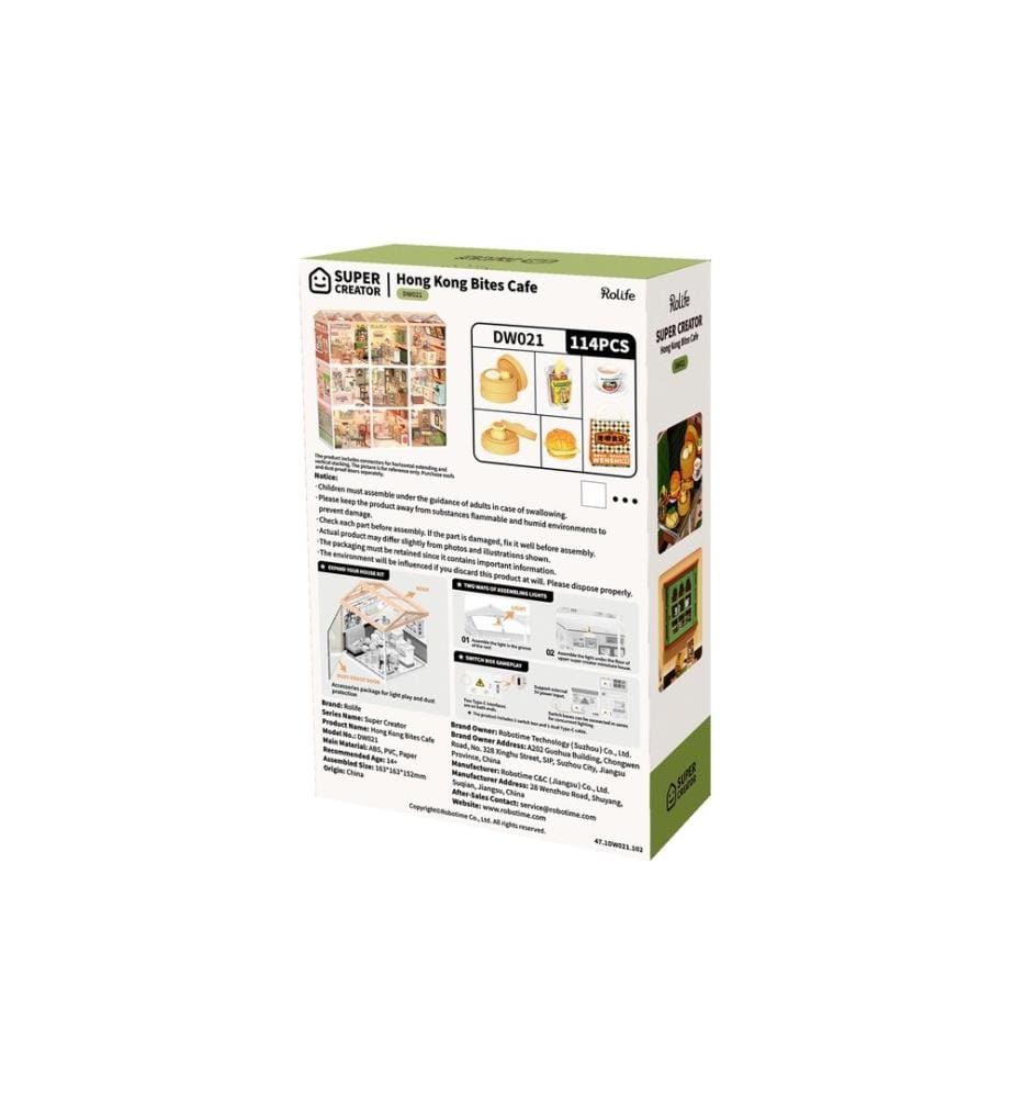 Rolife kit de construction Hong Kong Bites Cafe