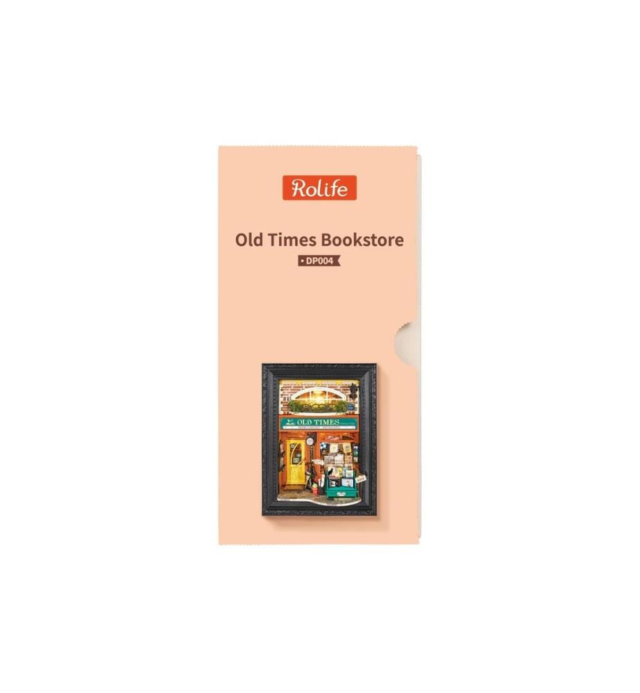 Rolife Building Kit Old Times Bookstore with LED