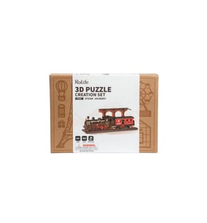 Rolife Kit de construction Steam Journey 365 pièces