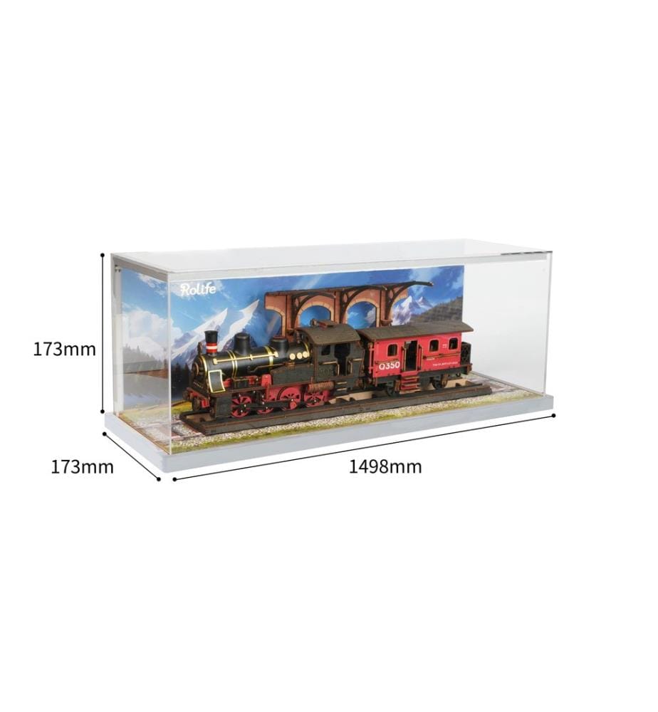Rolife Kit de construction Steam Journey 365 pièces