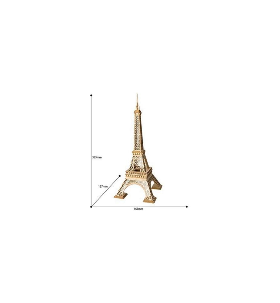 Rolife Bausatz Eiffel Tower 3D-Holzmodell Eiffelturm 121 Teile