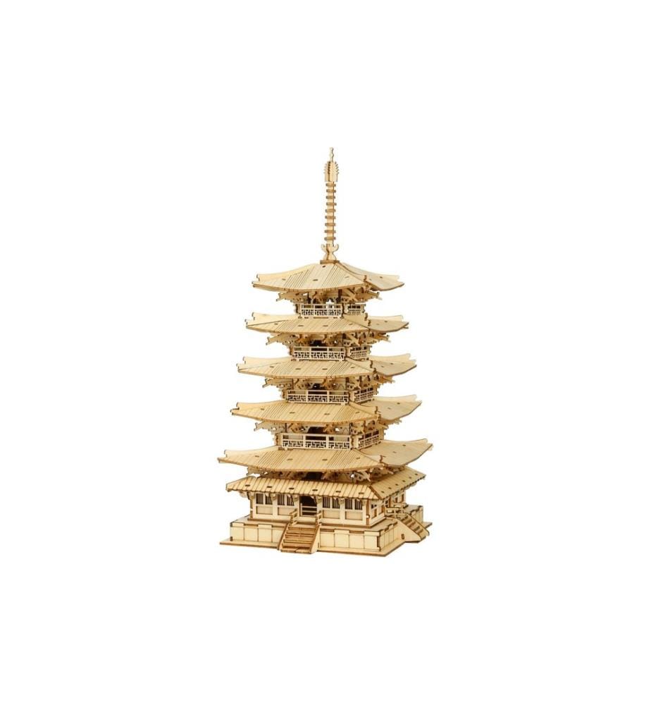 Rolife Bausatz Five-storied Pagoda Japanische Architektur 275 Teile