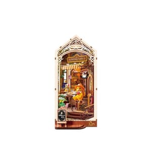 Rolife Kits de montage Holiday Café Kit de construction en bois Book Nook