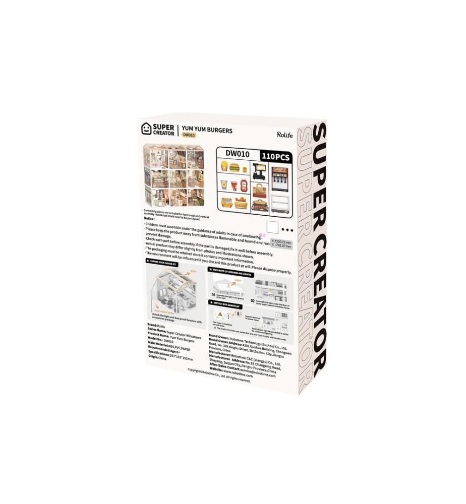 Rolife kit de construction Yum Yum Burgers