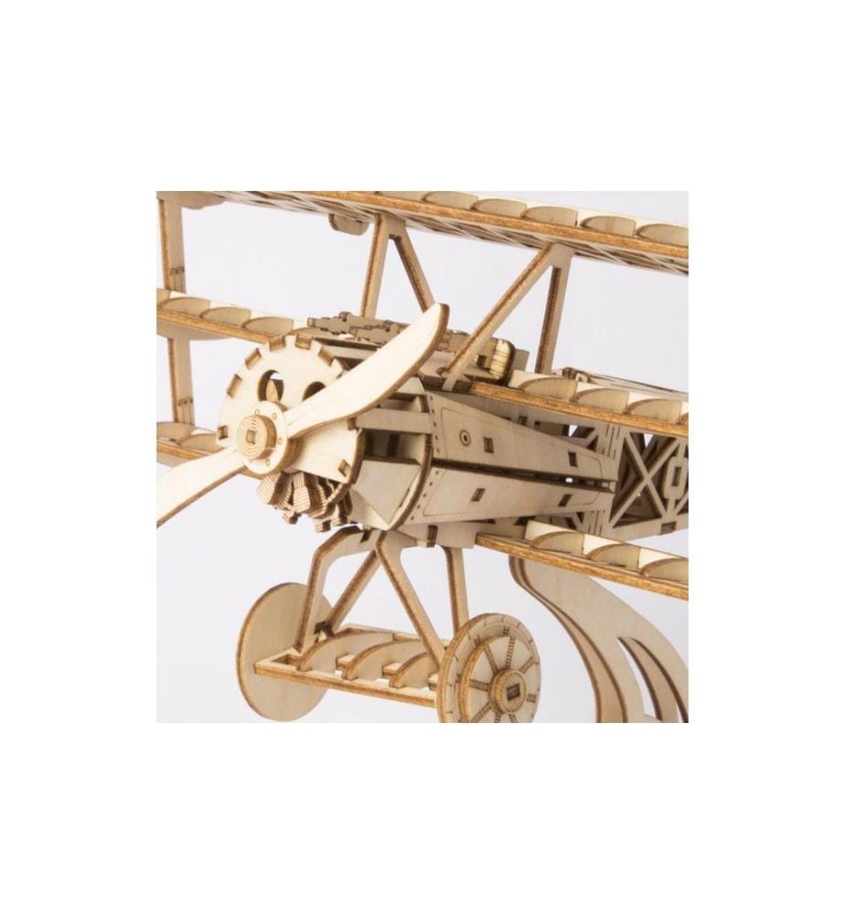 Rolife Bausatz Flugzeug Doppeldecker