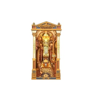 Rolife Kits de montage Library of Wonders Kit de construction en bois contreplaqué 258 pièces
