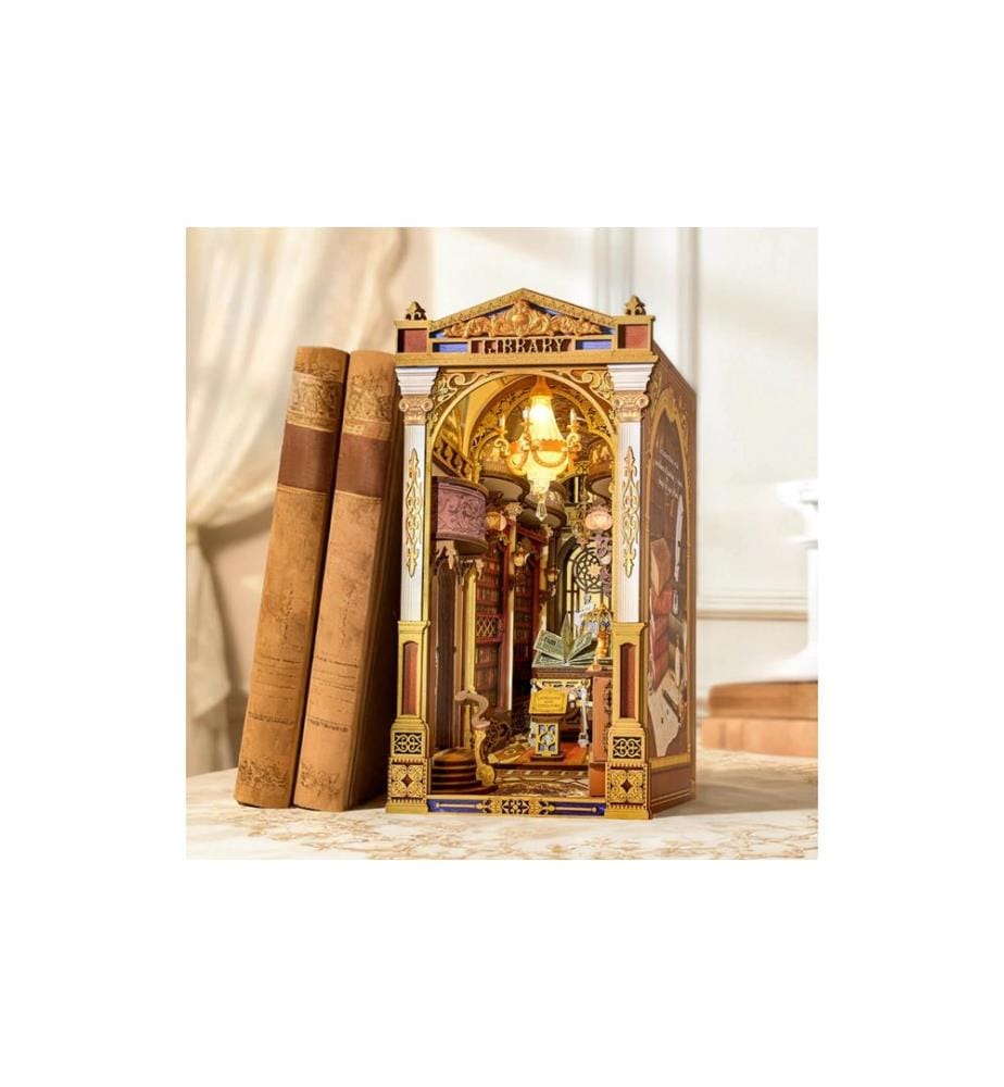 Rolife Bausatz Library of Wonders Holzbausatz Sperrholz 258 Teile