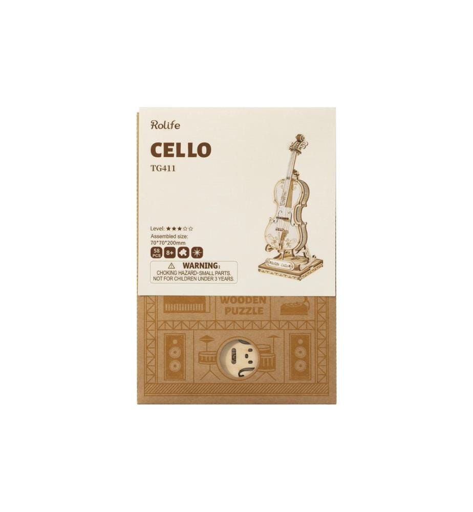 Rolife Bausatz Cello 3D-Holzmodell Musikinstrument