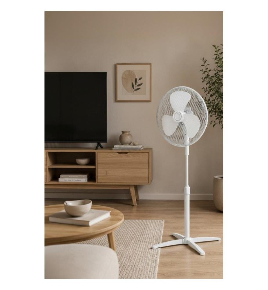 Ventilator, Weiss, 100 % ABS